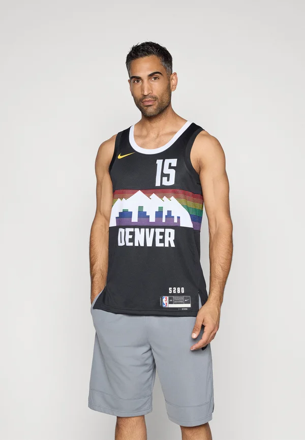 NIKOLA JOKIĆ DENVER NUGGETS CITY EDITION - NBA-Trikot - black