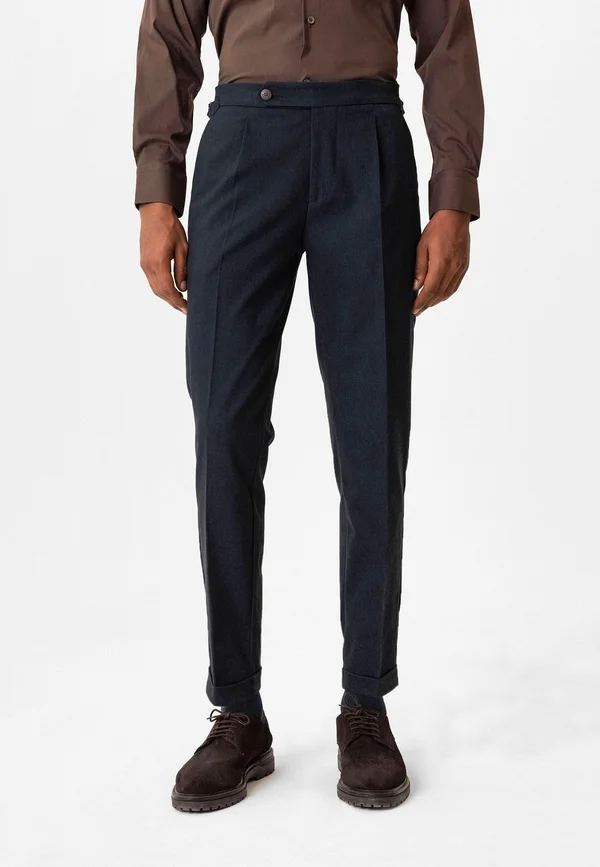 NIKOLAUS - Stoffhose - navy