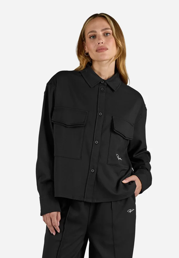 NILAY OVERSIZED OVERSHIRT - Hemdbluse - black