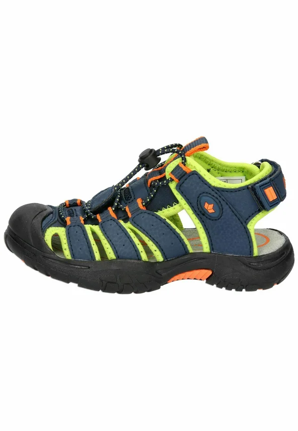 NIMBO - Trekkingsandale - marine lemon orange