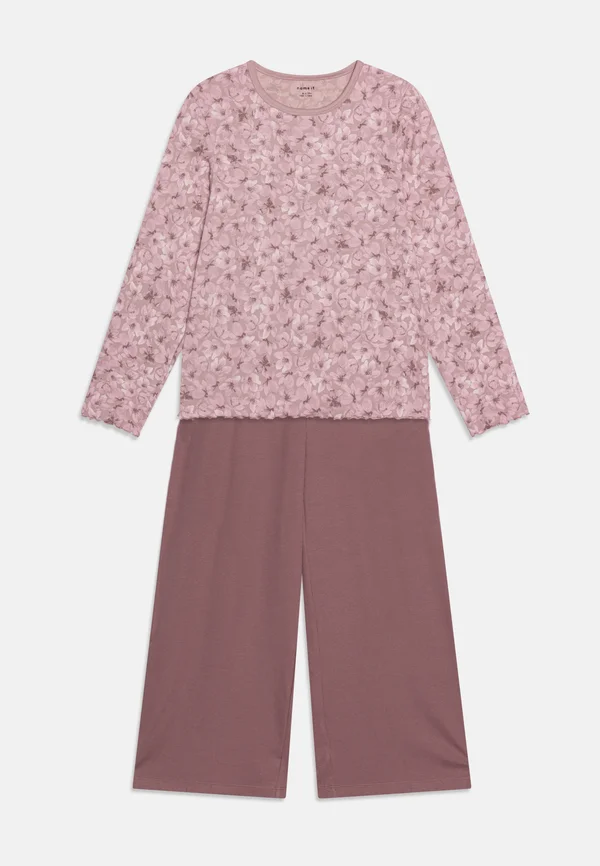 NKFNIGHTSET FLOWER LOOSE  - Nachtwäsche Set - mauve shadows