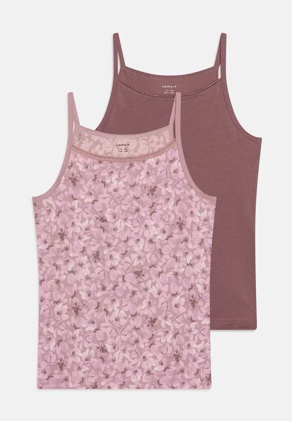 NKFSTRAP FLOWER 2 PACK - Unterhemd/-shirt - mauve shadows