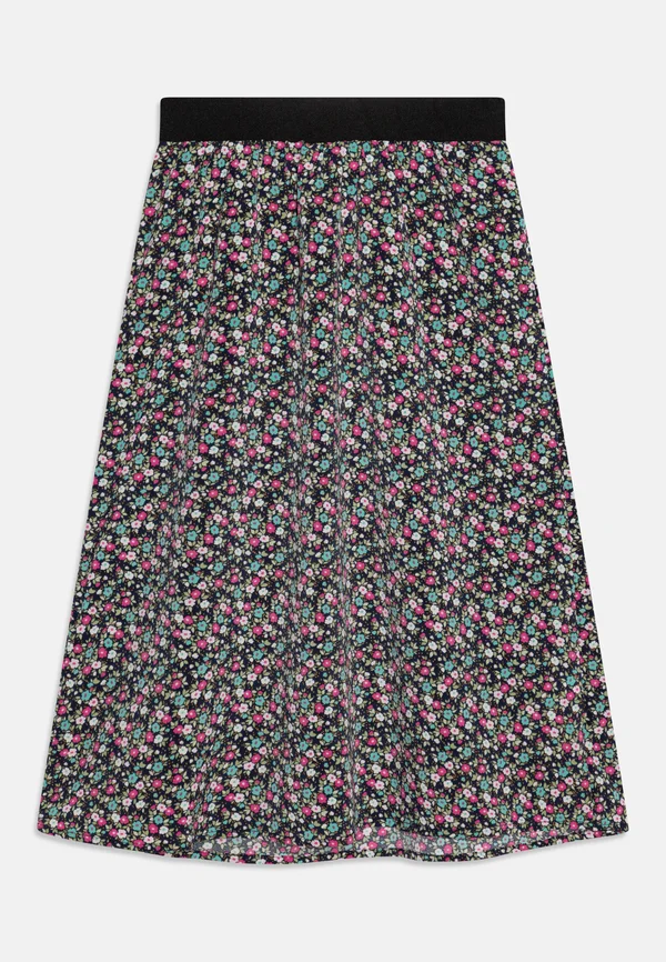 NKFVINAYA LONG SKIRT  - Maxirock - dark sapphire/wasabi