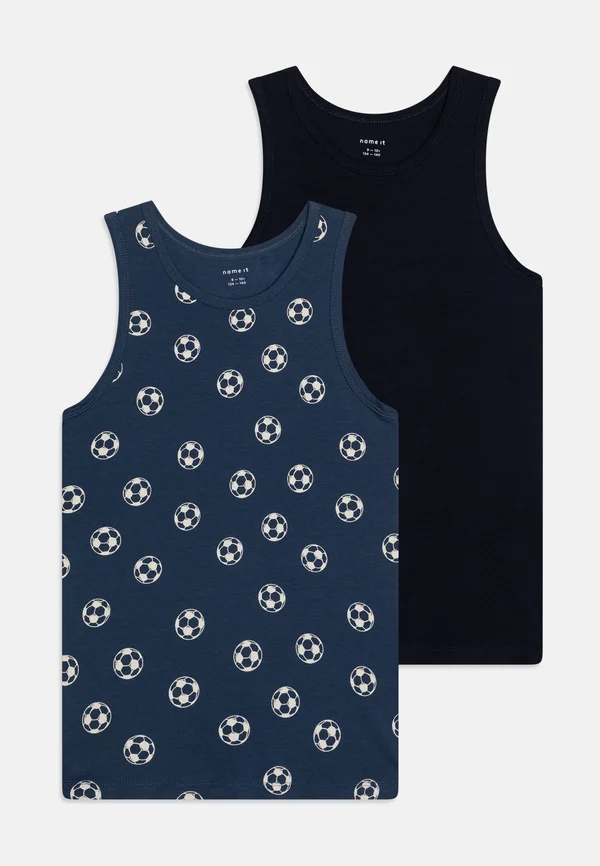 NKMTANK FOOTBALL 2 PACK - Unterhemd/-shirt - dark denim