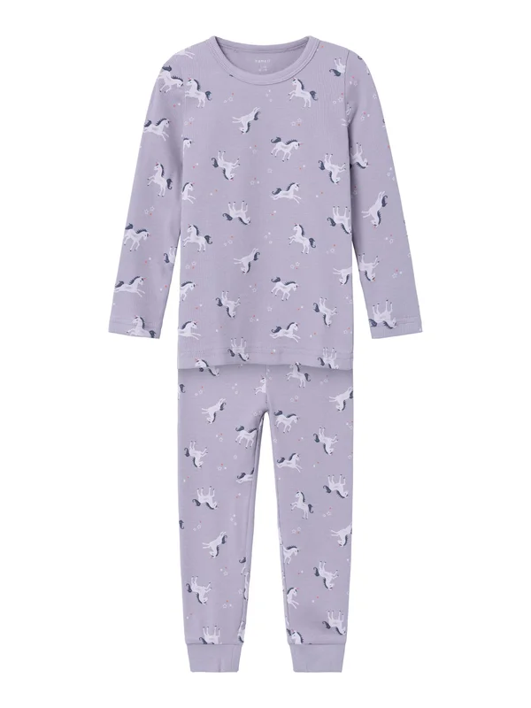 NMFNIGHTSET UNICORN - Nachtwäsche Set - lavender aura