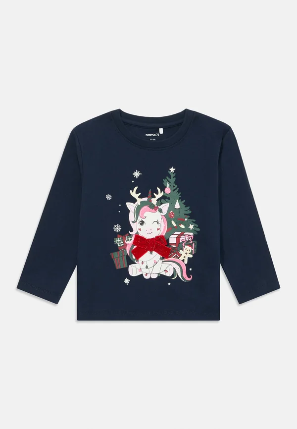 NMFRAPOLA REG - Langarmshirt - navy blazer