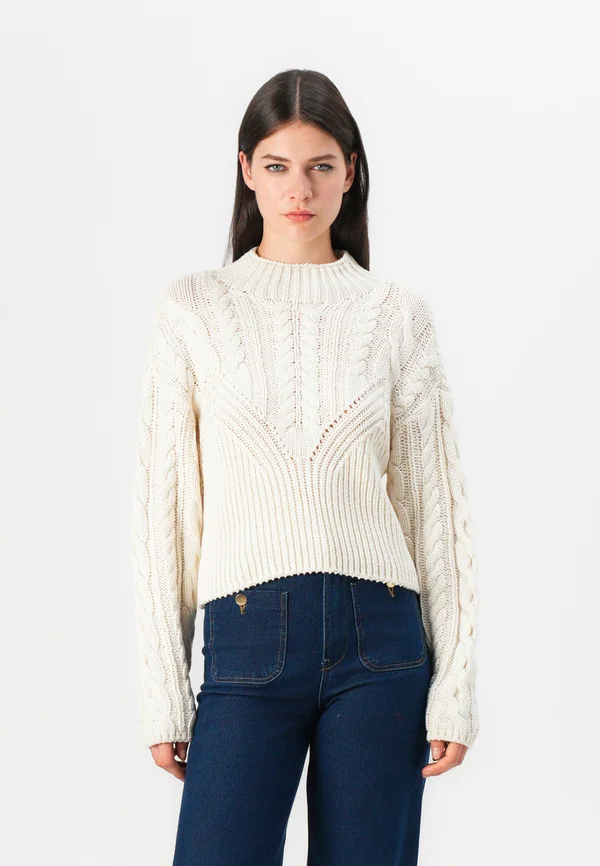 NMHAYSA  - Strickpullover - eggnog