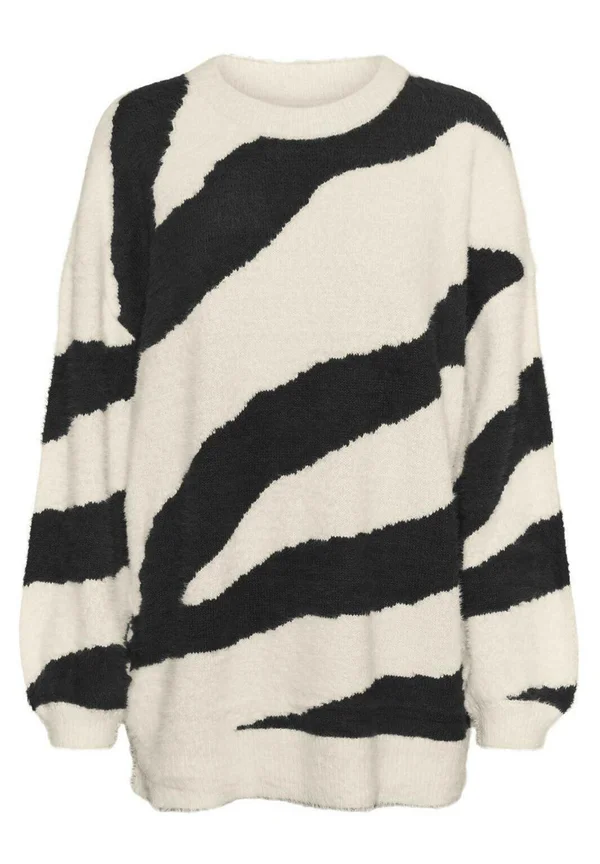 NMHEIDI O NECK - Strickpullover - eggnog