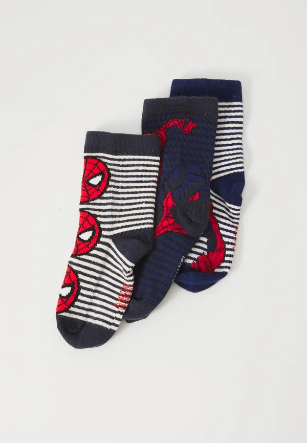 NMMADUS SPIDER SOCK UNISEX 3 PACK - Socken - navy/white