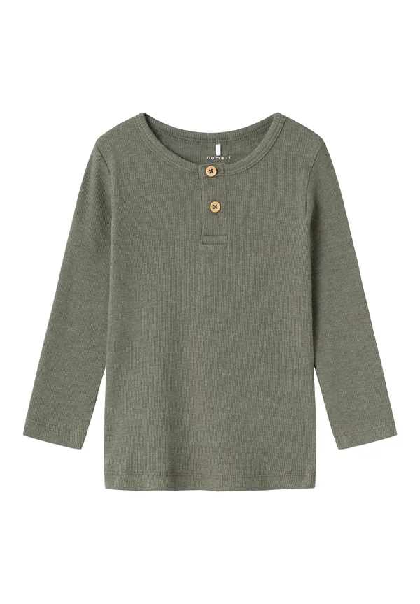 NMMKAB - Langarmshirt - dusty olive melange