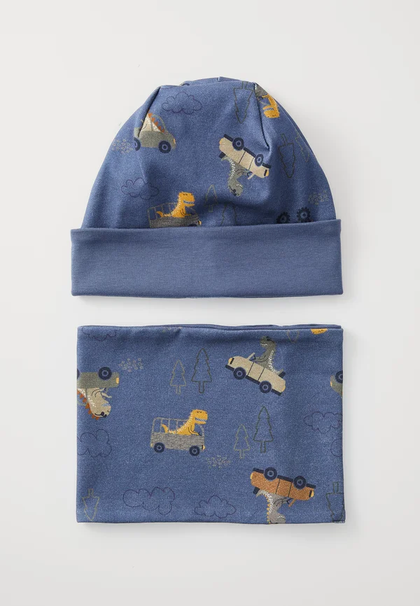 NMMMOPPY SET - Schal - vintage indigo