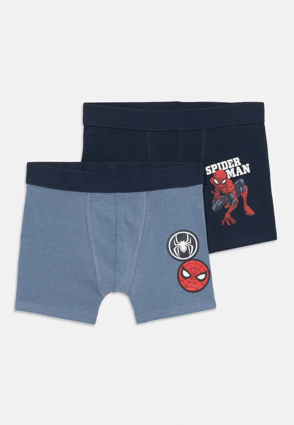NMMOVILE SPIDERMAN 2 PACK - Panties - navy blazer/flint stone