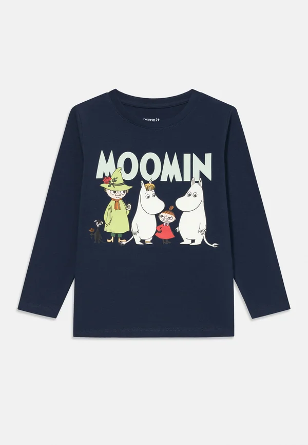 NMNSLOV MOOMIN UNISEX - Langarmshirt - navy blazer