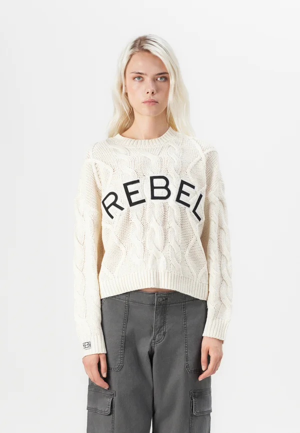 NMREBECCA O NECK  - Strickpullover - birch