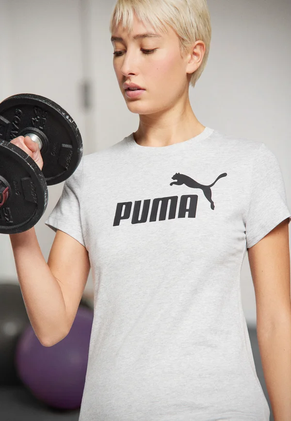 NO 1 LOGO  - T-Shirt print - light gray heather