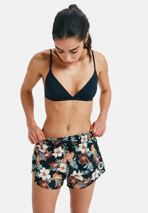 NO BAD WAVES PRINTED - BOARD - Bikini-Hose - brown