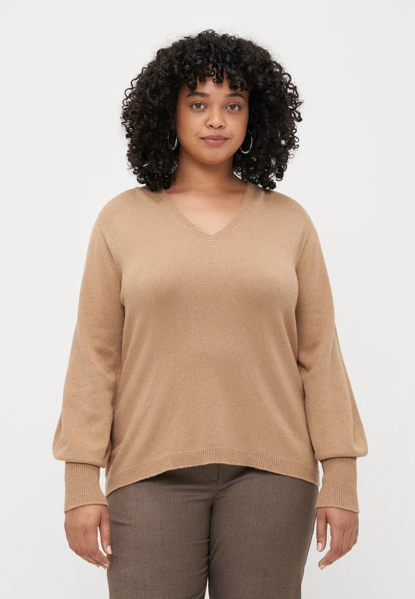 NOEMI - Strickpullover - cammello