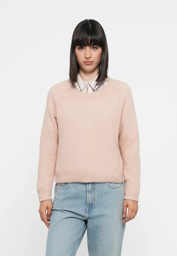 NOR SHORT - Strickpullover - cameo rose
