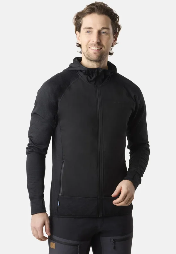 NORDIC FULL ZIP HOOD - Trainingsjacke - black