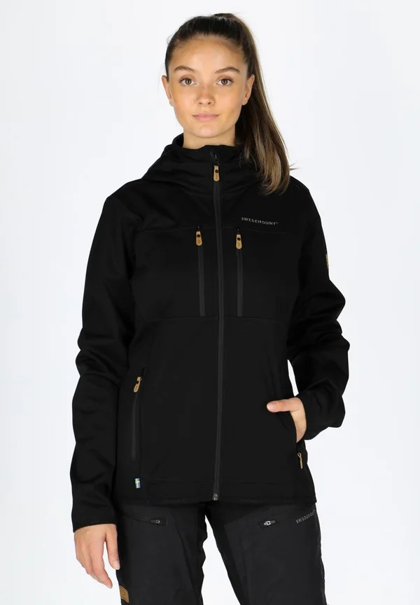 NORDKAP SOFTSHELL W - Softshelljacke - black