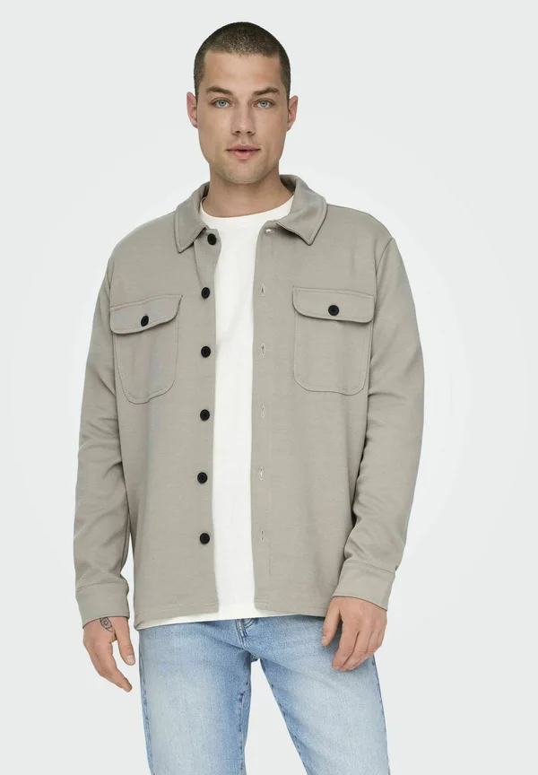 NORMAL GESCHNITTEN KRAGEN  - Leichte Jacke - vintage khaki