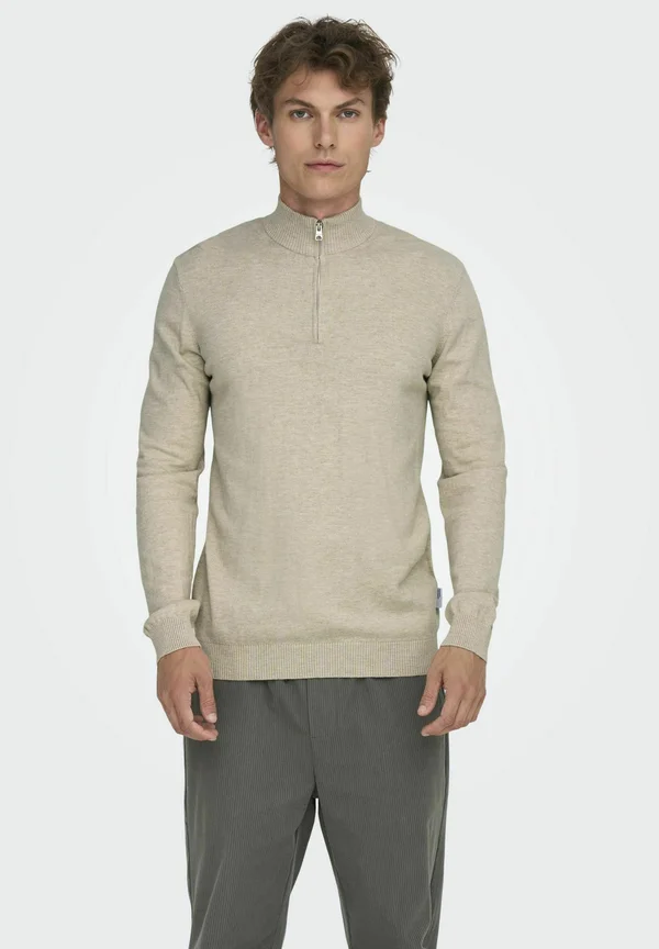 NORMAL - Strickpullover - oatmeal