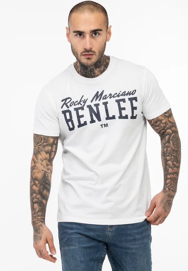 NORMALE PASSFORM LOGO - T-Shirt print - white