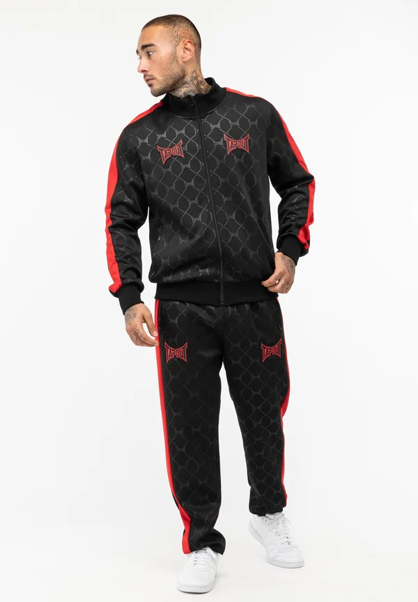 NORMALE PASSFORM PUNKASS SET - Trainingsanzug - black red