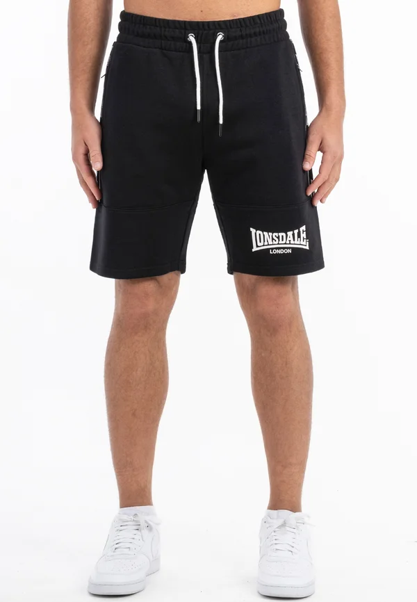 NORMALE PASSFORM SCARVELL - Jogginghose - black white