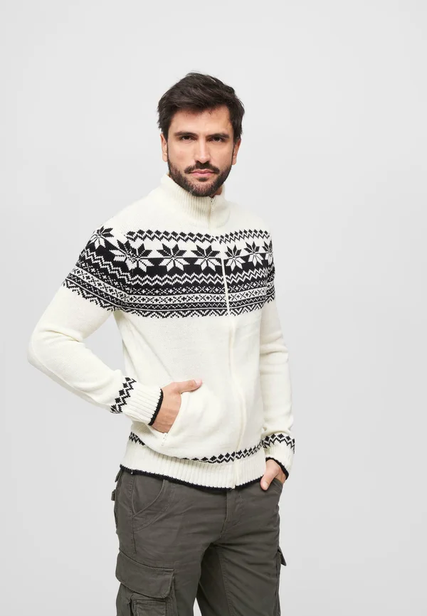 NORWEGER - Strickjacke - white