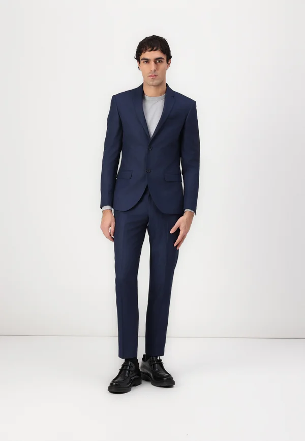 NOTCH SLIM SUIT  - Anzug - navy birdseye
