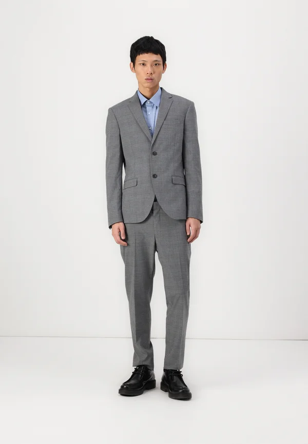 NOTCH SUIT SLIM - Anzug - grey
