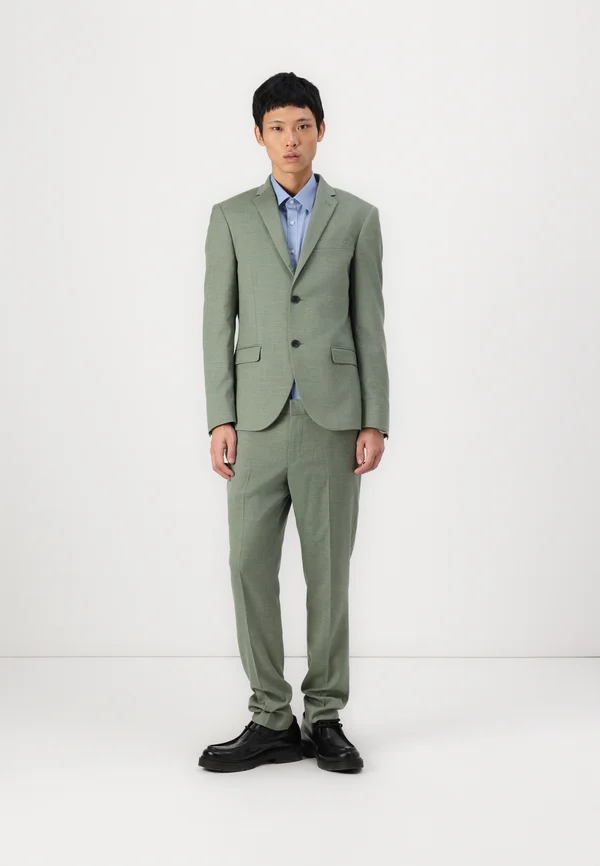 NOTCH SUIT SLIM - Anzug - olive