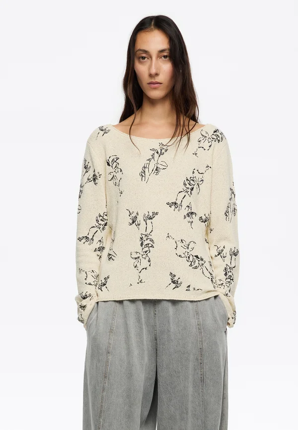 NOTEBOOK - Strickpullover - notebook amarillo claro
