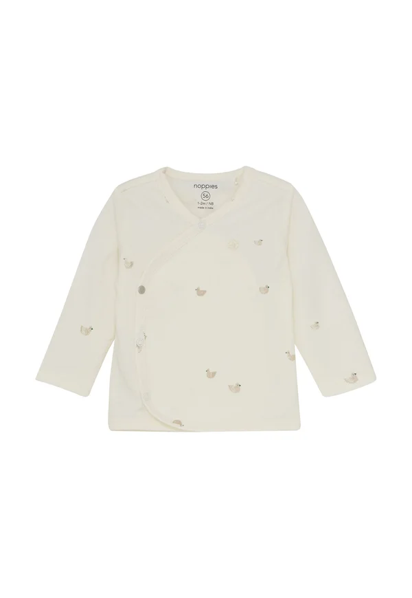 NOUR - Langarmshirt - animals pattern off white