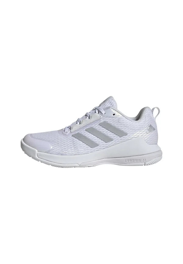NOVAFLIGHT INDOOR - Basketballschuh - cloud white silver metallic cloud white