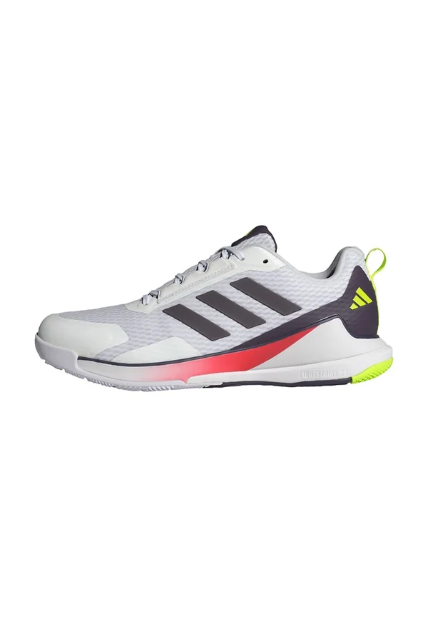 NOVAFLIGHT - Volleyballschuh - cloud white aurora met aurora plum