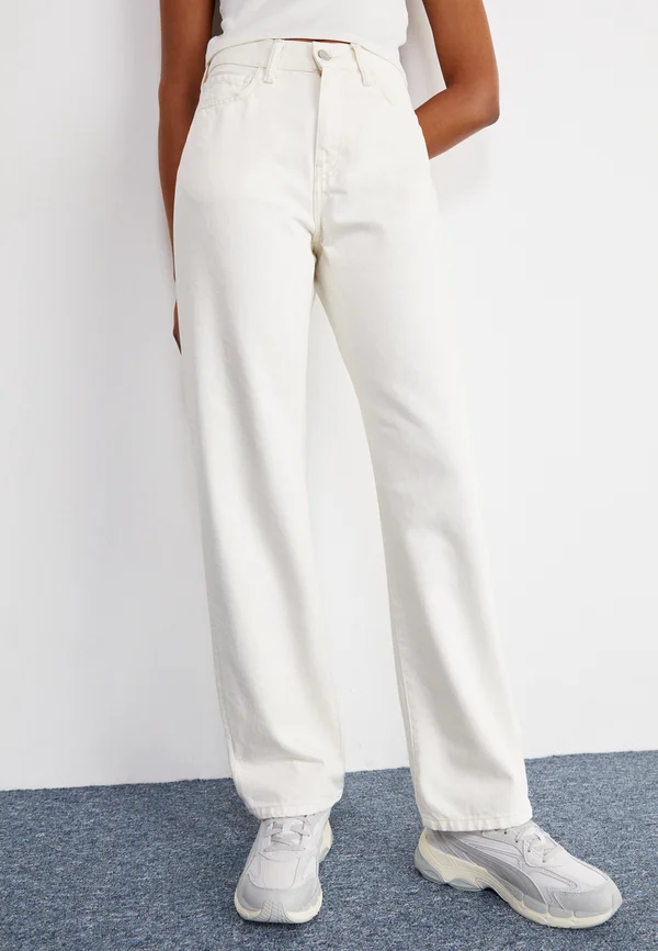 NOXON SMITH - Jeans Straight Leg - white