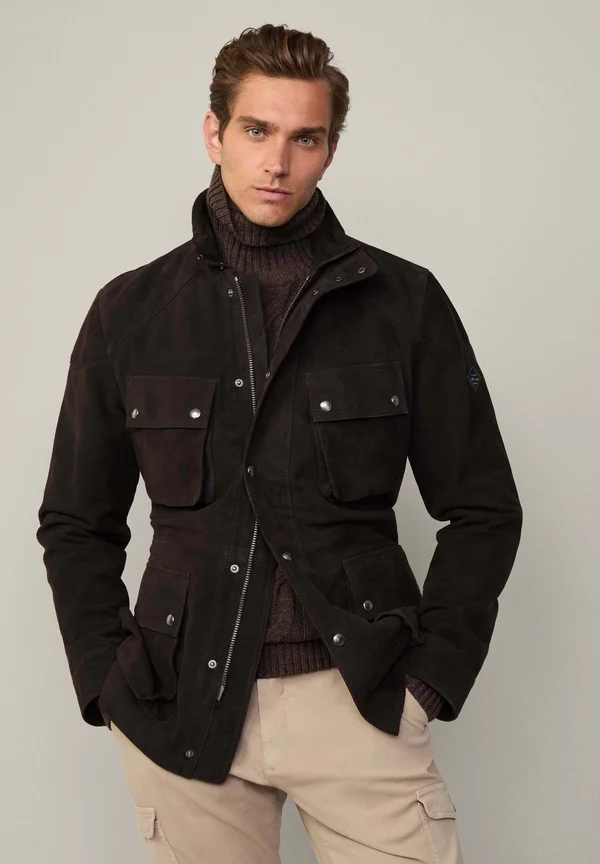 NUBUCK VELOSPEED - Übergangsjacke - dark brown
