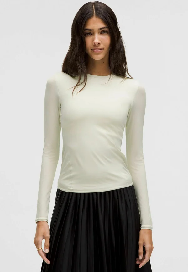 NULU CREWNECK LONG SLEEVE - Langarmshirt - bone