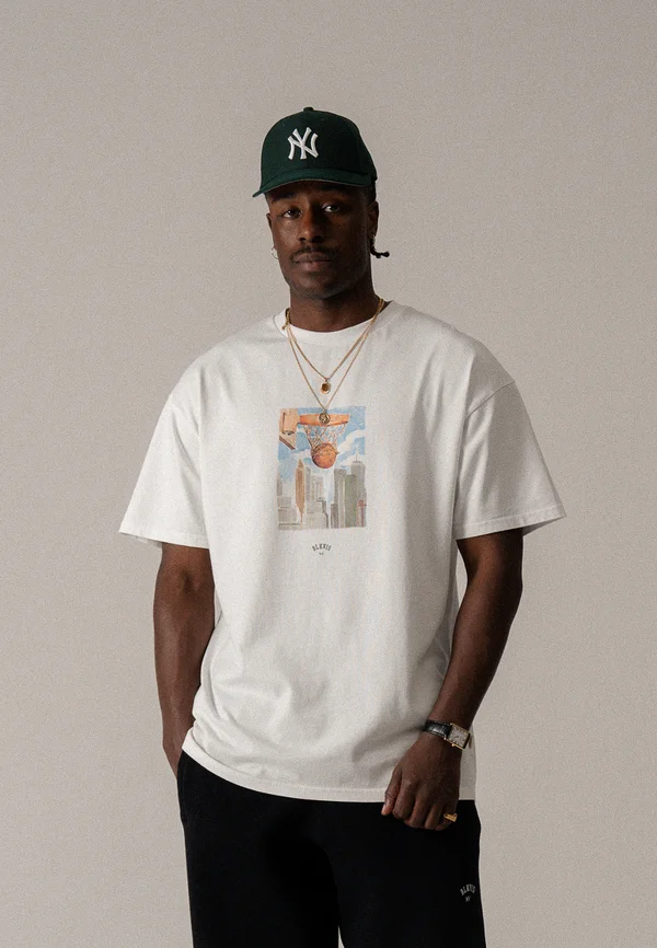 NY SWISH TEE UNISEX - T-Shirt print - white