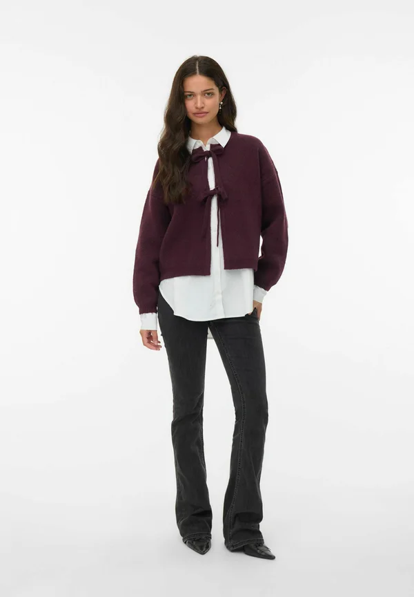 O NECK - Strickjacke - winetasting