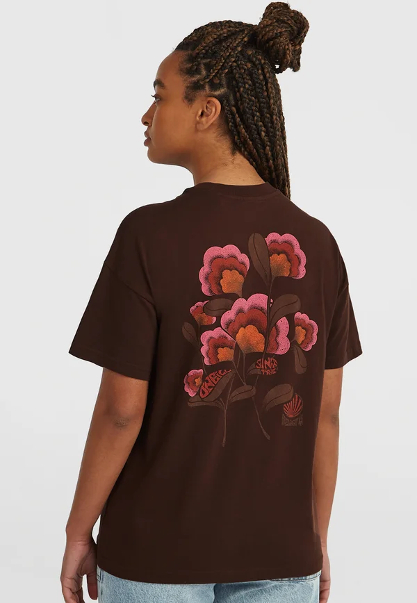 O'RIGINALS BACK PRINT T-SHIRT - T-Shirt print - coffee bean