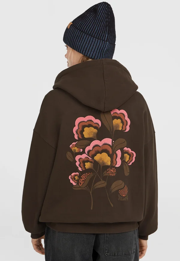 O'RIGINALS OVERSIZED HOODIE - Kapuzenpullover - coffee bean