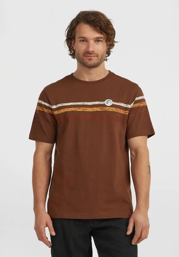 O'RIGINALS STRIPE T-SHIRT - T-Shirt print - hazel spice