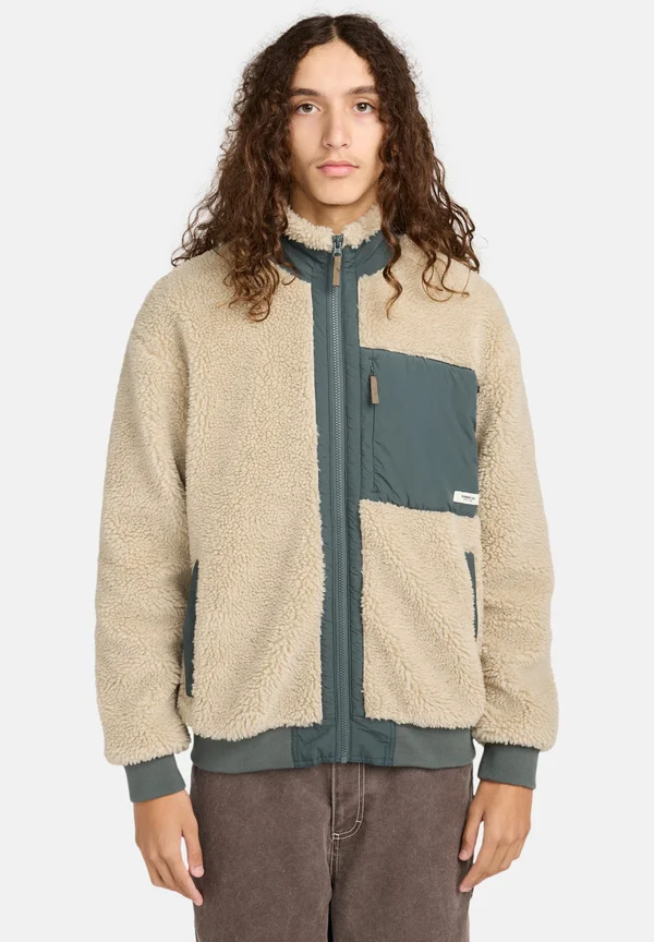 OAK SHERPA - Fleecejacke - beige