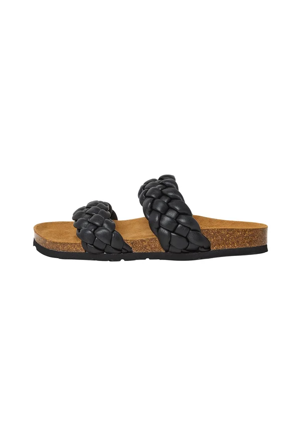 OBAN DOUBLE TRESSE  - Pantolette flach - black
