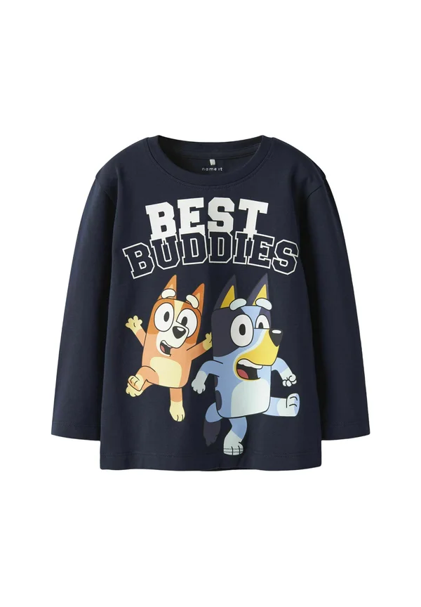 OBERTEIL MIT LANGEN ÄRMELN  - Langarmshirt - navy blazer