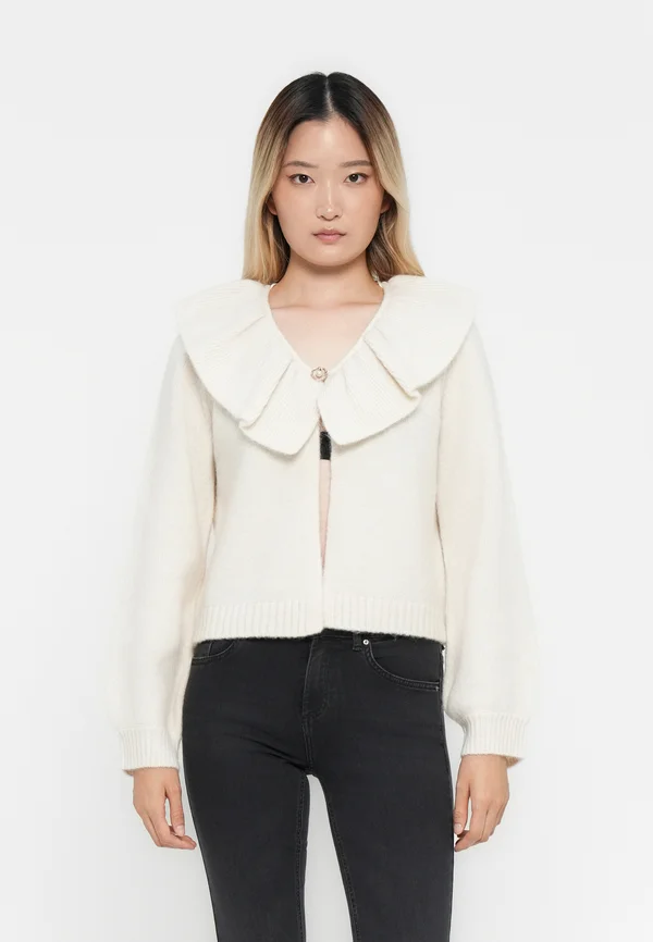 OBJDENISI - Strickjacke - birch