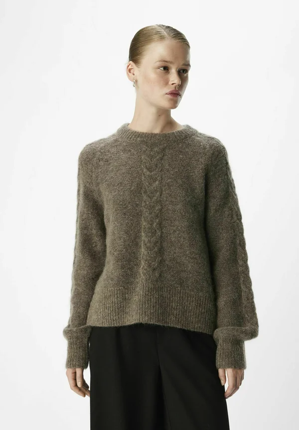 OBJNETE - Strickpullover - morel